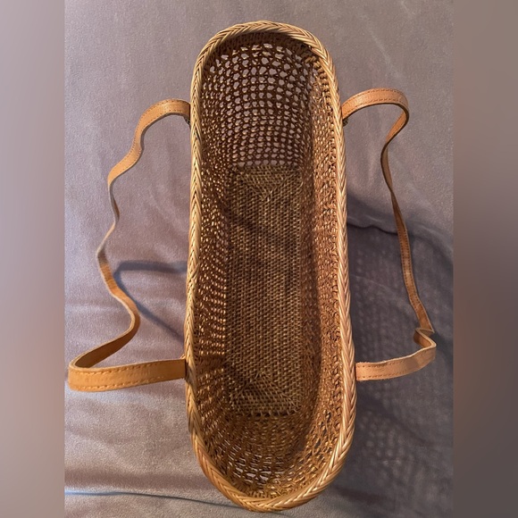 Brown Woven Tote Bag - Picture 6 of 11